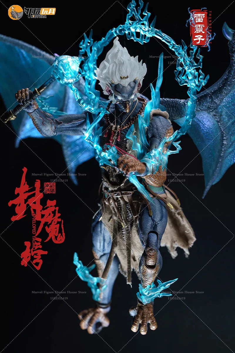 Nottaa Collection YM004 1/12 Scale The Demonic Subjugation List Thunder God Lei Zhenzi 6-inch Full Set Action Figure Soldier