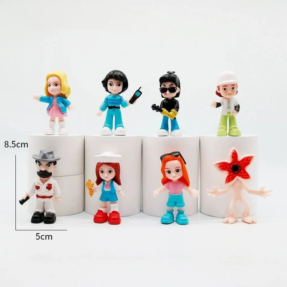 6-8pcs/set Anime Figure Style Dolls Man-eating Flower Toys Figurine PVC Anime Figures Collection Cute Toys  Christmas gifts