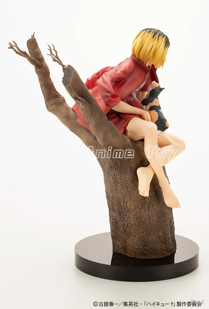 Original Kotobukiya ARTFX J Haikyuu!! Kozume Kenma Animation Figure Collection Ornaments Model Toy