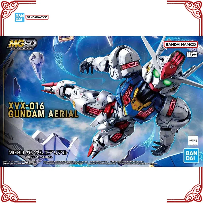 Spot Sale Auf Lager Echtes Bandai Gundam Mol Kit MGSD XVX-016 Gundam Aerial Anime Actionfigur Sammlung Bausatz Jungen Spielzeug
