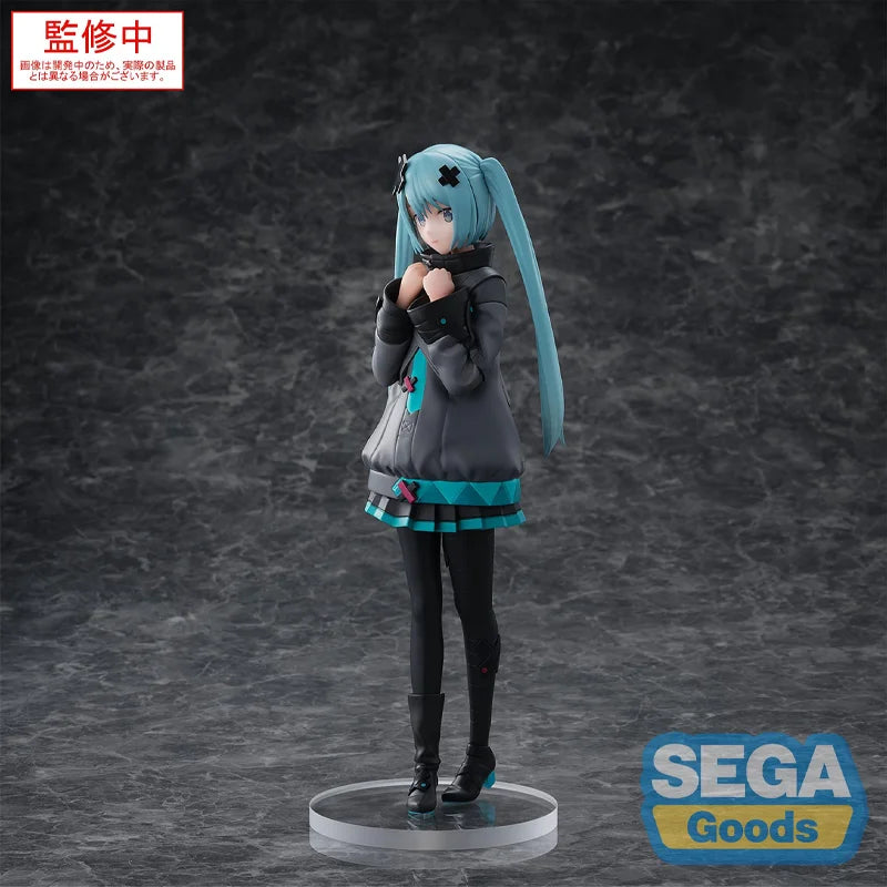 Genuine Sega Colorful Stage! The Movie: A Miku Who Can't Sing Luminasta Hatsune Miku PVC Original Anime Figure Model Toys Gift