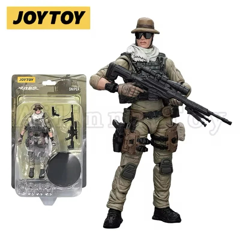 JOYTOY 1/18 3.75 Action Figures Military Armed Force Series Anime Model Gift