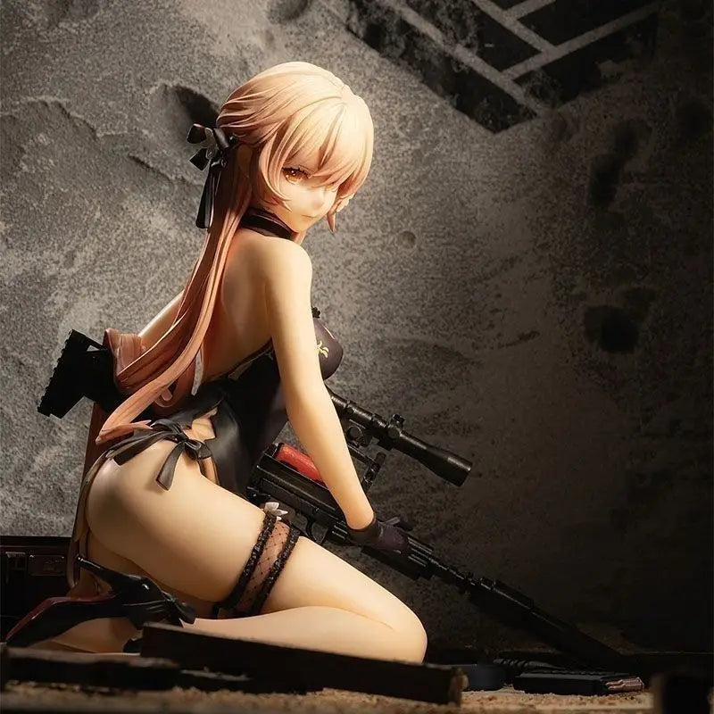 12CM Game Girls Frontline OTS-14 Sitting Posture Action Figure PVC Model Toys Doll Statue Ornament Collectible Gifts