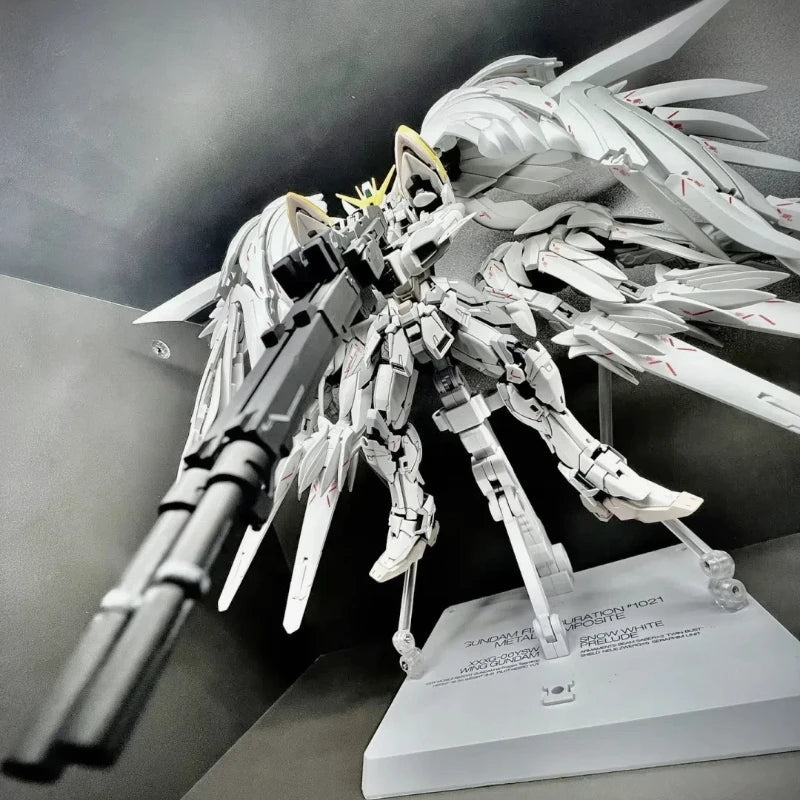 New Daban 8827 1/100 Fix Wing GD Snow White Alloy Frame Ew Mecha Action Figure Kit Anime Assembly Model Toy Ornament CT Boy Gift