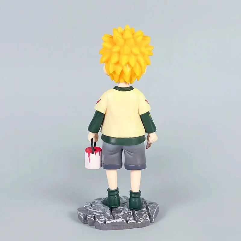 Anime Figurine Naruto Q version Uchiha Sasuke Action Doll Kawaii Childhood Uzumaki PVC Model Statue Anime Collection Toys Gifts