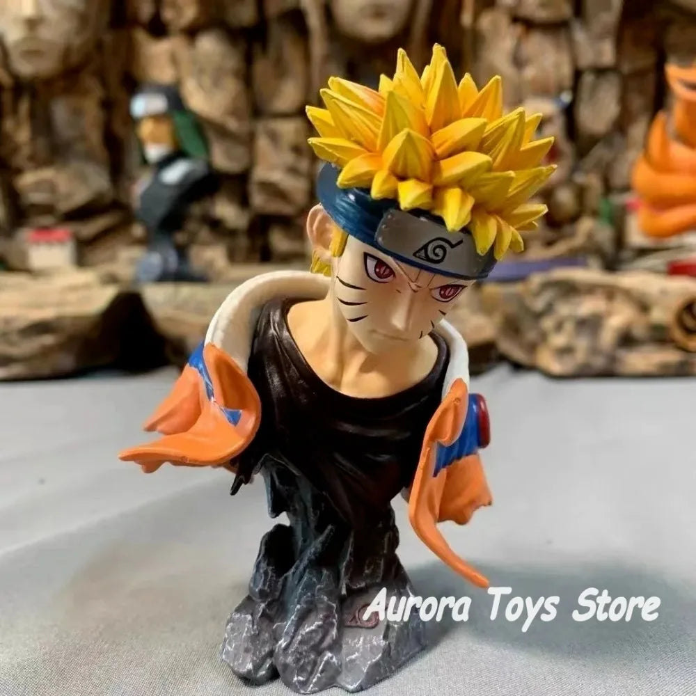 10-14cm Anime Naruto Figure Sasuke/Kakashi/Tsunade/Namikaze Minato Figure PVC Statue Model Collectible Decoration Toys Gifts