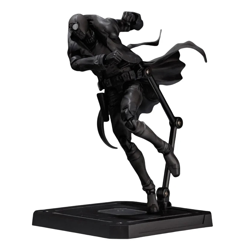 Spider Man Noir Peter Parker Ultimate Black Spider Man Earth-90214 Darkness SHF Toys Action Figure Model Kids Gift