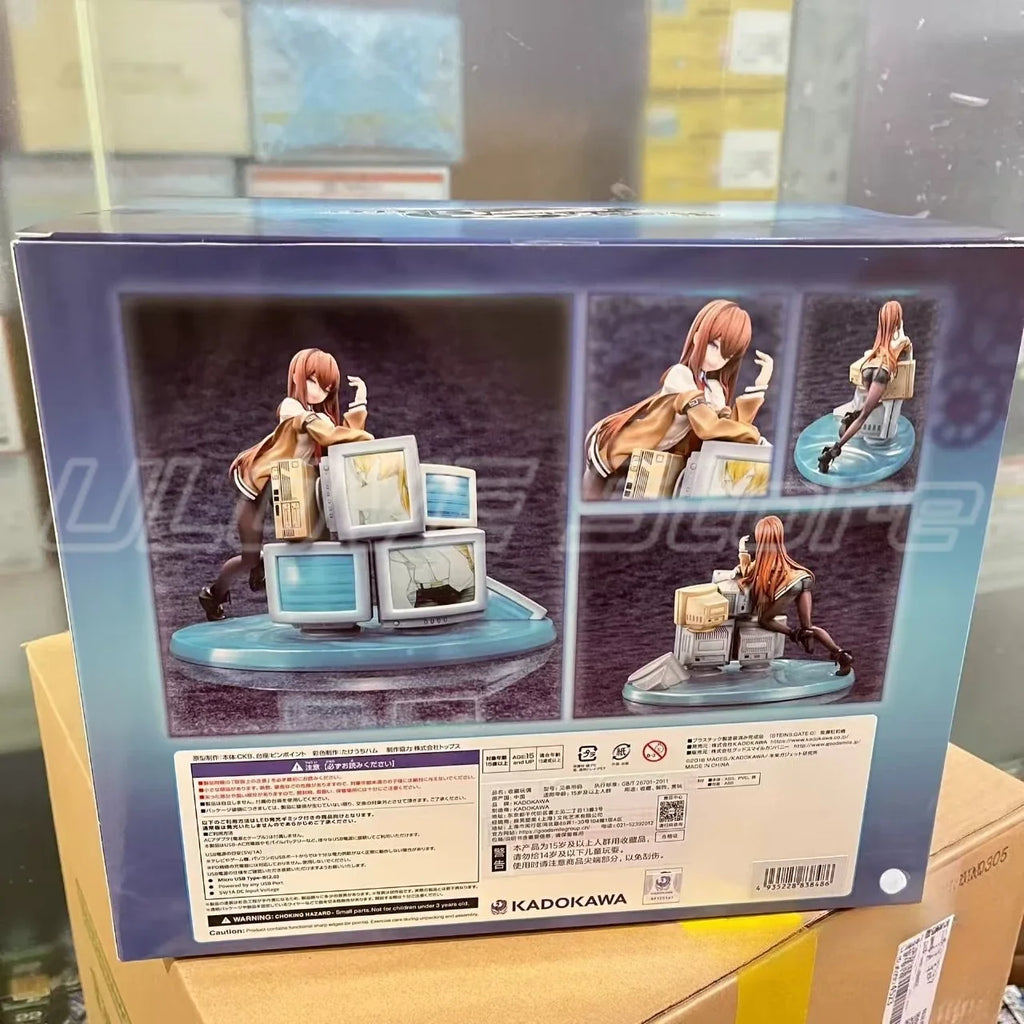 Original KADOKAWA KDcolle STEINS GATE 0 Makise Kurisu Animation Figures Model Gifts Collection Ornaments