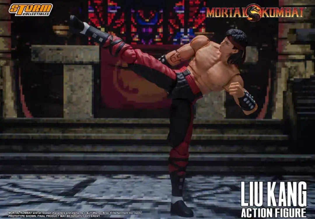 In Stock Storm Toys Mortal Kombat Liu Kang 1/12 Action Figure Model Collection Gift