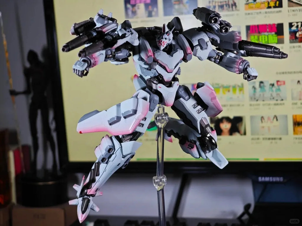In Stock: Bandai Robot Damashii (R Damashii) Armored Core 6 - Ayre White Glint (Ayre'S Mecha) Action Figure