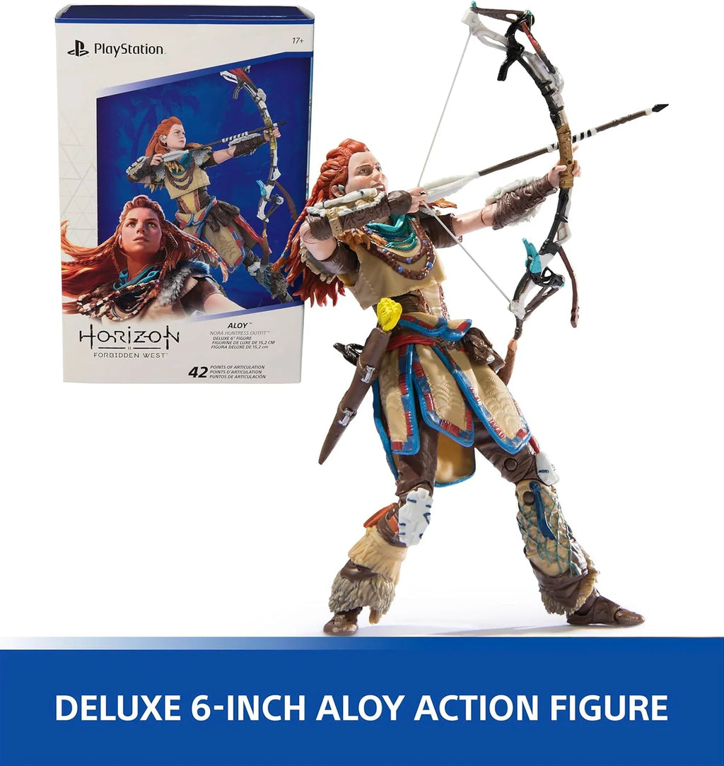 Spin Master Toys  Horizon Forbidden West Aloy Deluxe Edition 6-inch Movable action figure The Shapes Collection for PS5
