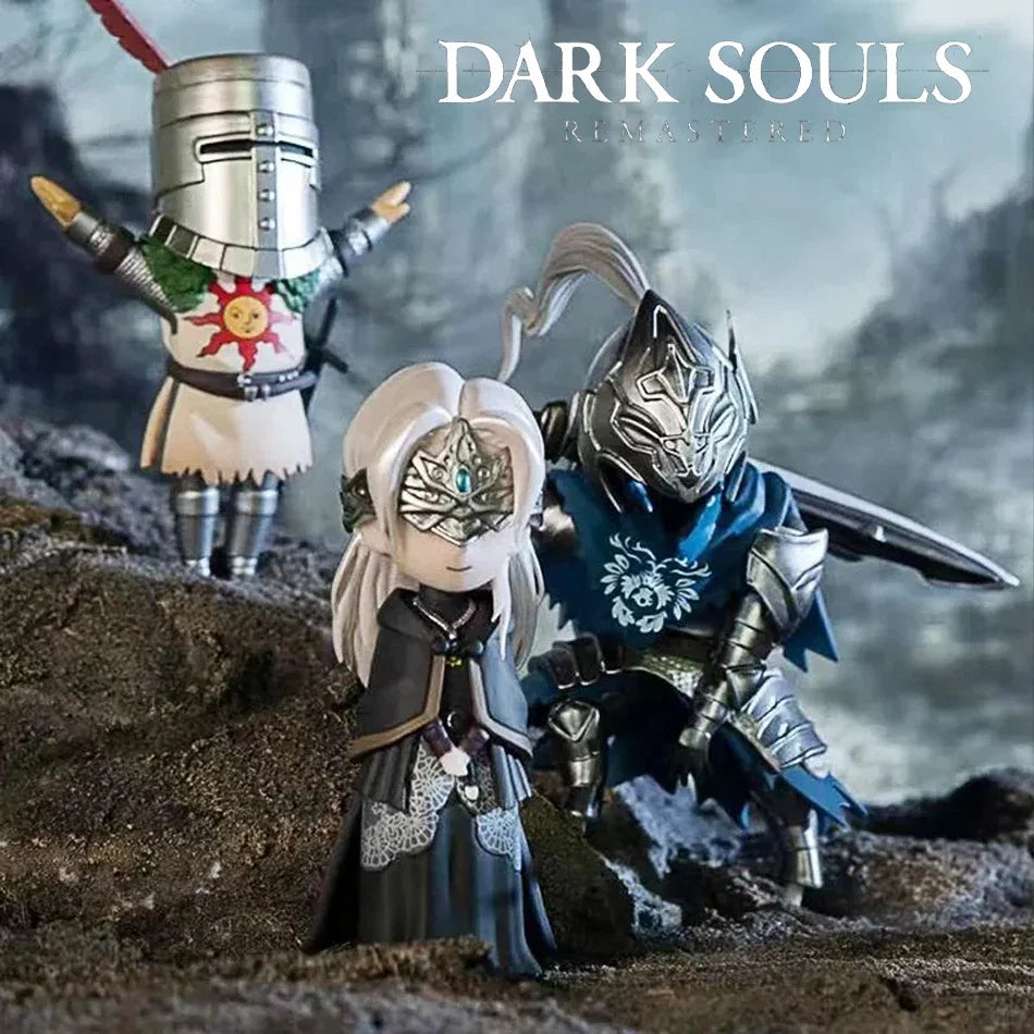 Q version Dark Souls Anime Action Figure Solaire Artorias Ornstein Fire Keeper Doll Anime Figurine Model Toys for boy Gifts