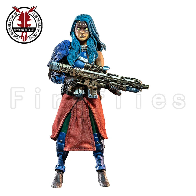 1/12 6 Zoll Four Horsemen Studio Cosmic Legions Outpost Zaxxius Kalian Shunn Anime Modell