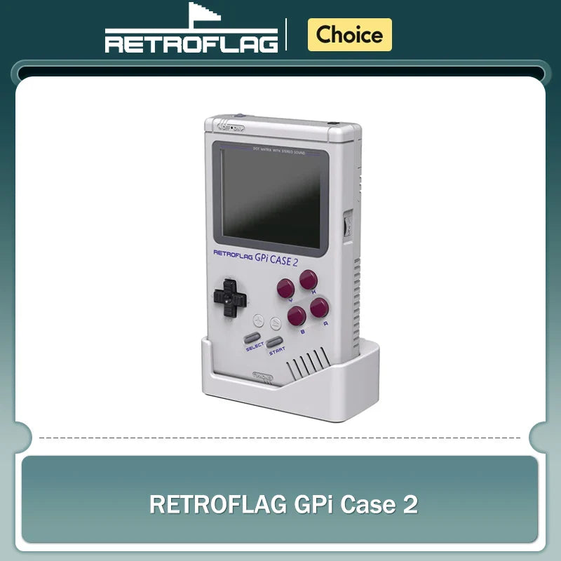 Retroflag GPi Case 2 mit wiederaufladbarem Akku, 3 Zoll LCD-Bildschirm, kompatibel mit Raspberry Pi Compute Module 4