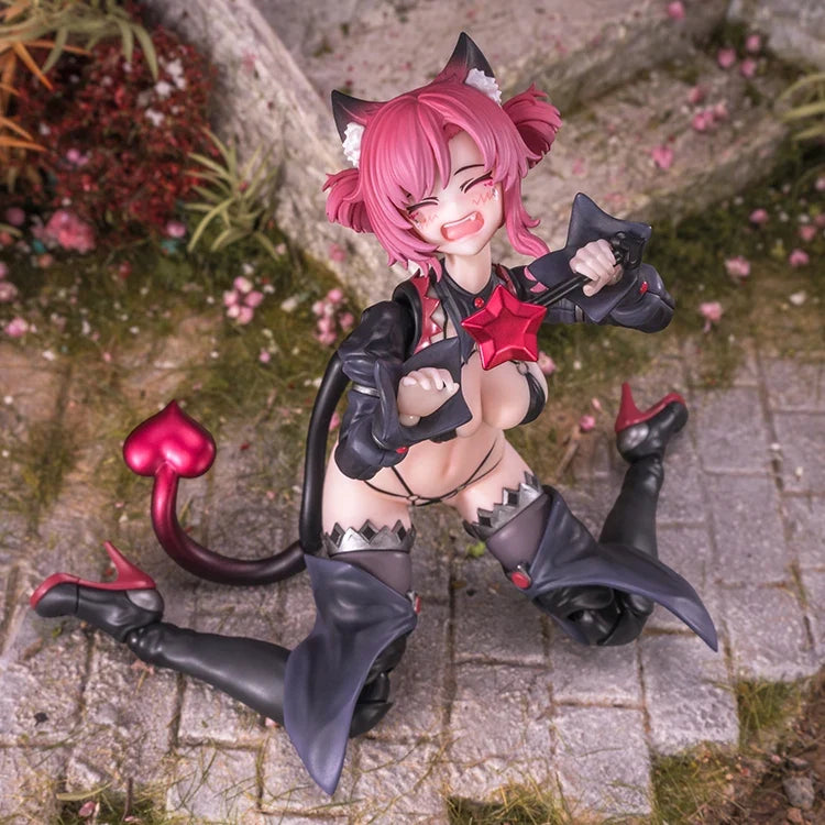 In Stock 1/12 Witch Trainee Hoshikawa Neko Action Figure Mecha Girl Movable Doll Model Collection Statue Model Ornament Toy Gift