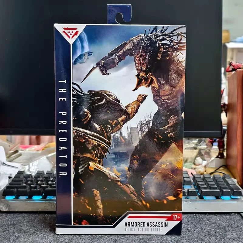 Original First Edition Of Neca Iron Blood Warrior 2018 Movie Ultimate Predator Assassin 10 Inch Figure Model Doll Toy