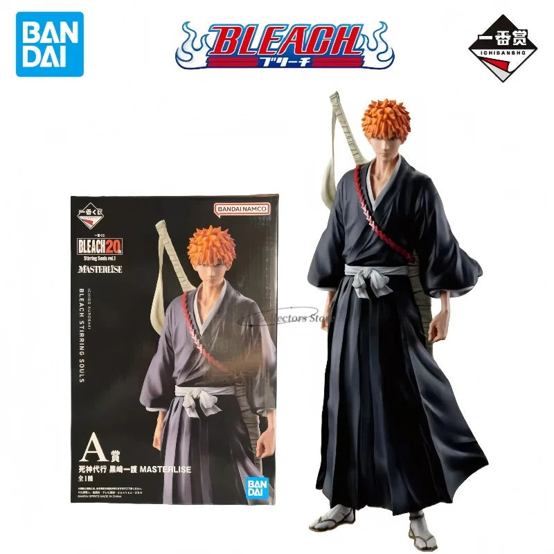 Original Bandai Ichiban BLEACH Stirring Souls Vol.1 Anime Figure Kurosaki Ichigo Action Toys Boys Girls Gift Collectible Model