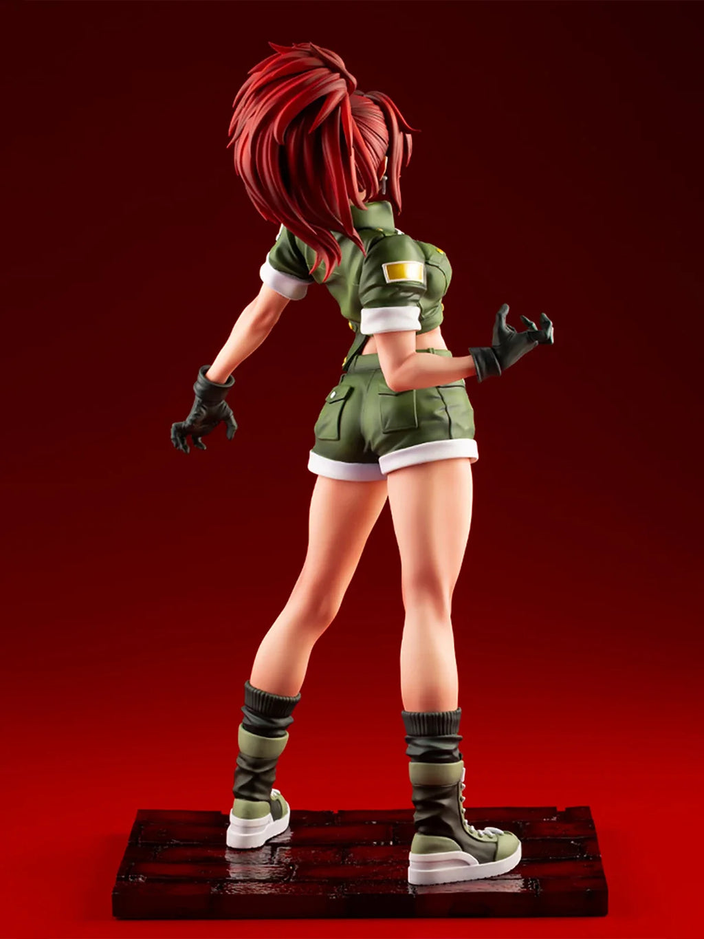 Original Genuine Kotobukiya Prepainted Bishoujo Statue The King of Fighters '97 Leona Heidern Limited Edition 1/7 H=235mm Figure