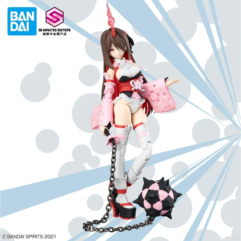 Officially Licensed BANDAI 30 MINUTES SISTERS SIS-Y00 Shuremi Figure Anime Action Model 30MS Figure Genuine Toy