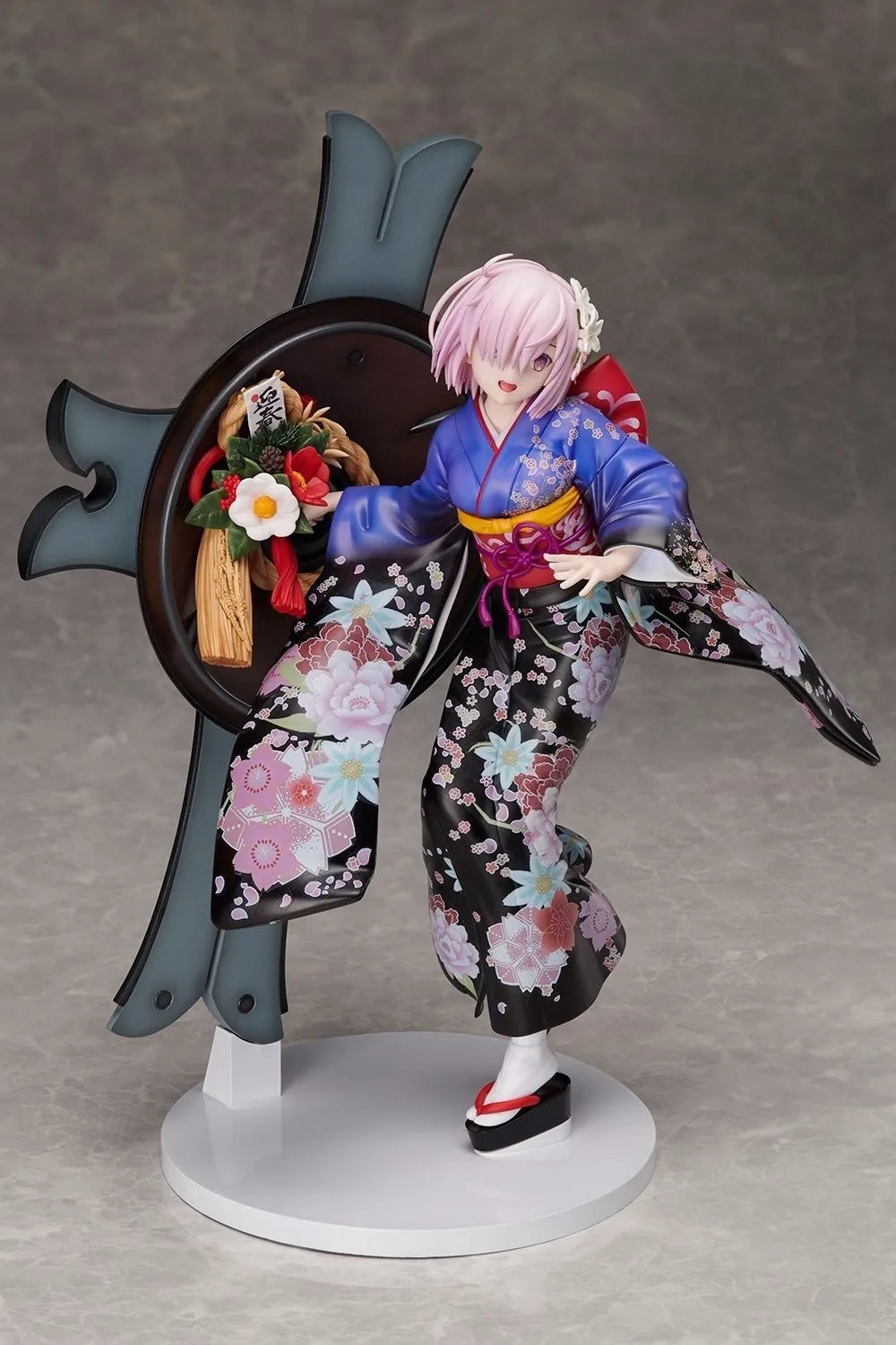 27cm Fate Grand Order Mash Kyrielight New Year Ver. Game Girl Figure Model Statue Boy Collection Desktop Decoration Ornament Toy