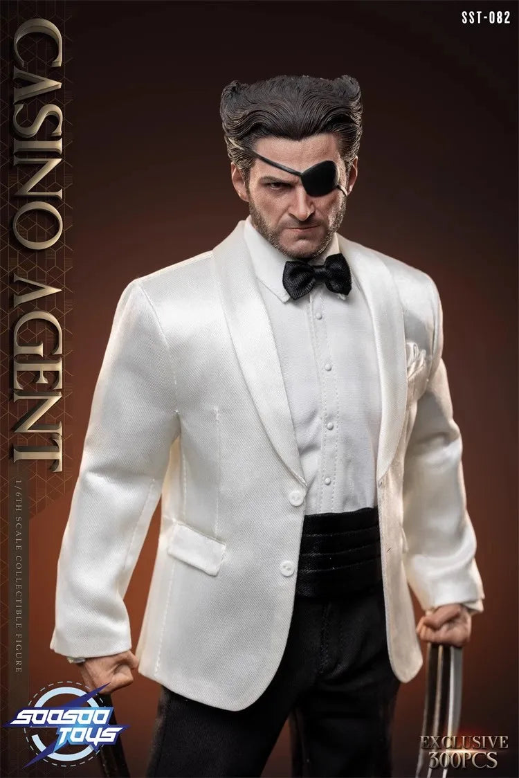 SOOSOOTOYS SST-082 1/6 Soldier CASINO AGENT Full Set 12'' Action Figure Model Toy In Stock