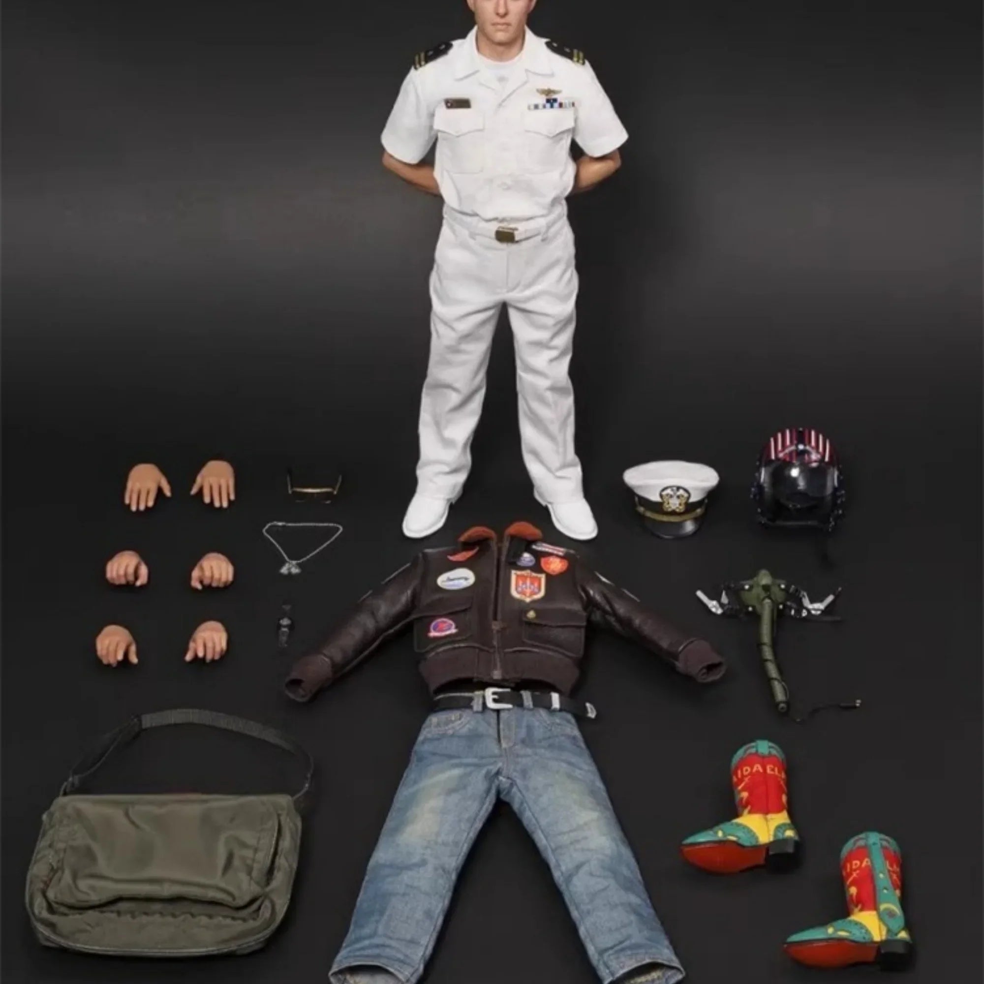 DID MA80181 1/6 U.S. Navy pilot Lieutenant Peter Action Figure Model