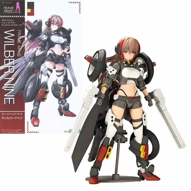 Genuine In Stock Kotobukiya Original FRAME ARMS GIRL STYLET WILBER NINE HRESVELGR=RUFUS QIPAO Ver. Anime Figure Assembly Model