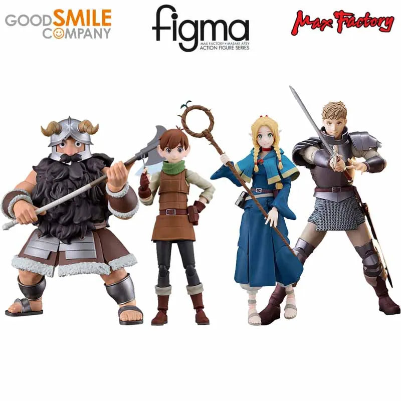 Good Smile Original Max Factory Delicious in Dungeon figma Anime Figur Laios 631 Chilchuck 652 Marcille 633 Actionfigur Spielzeug