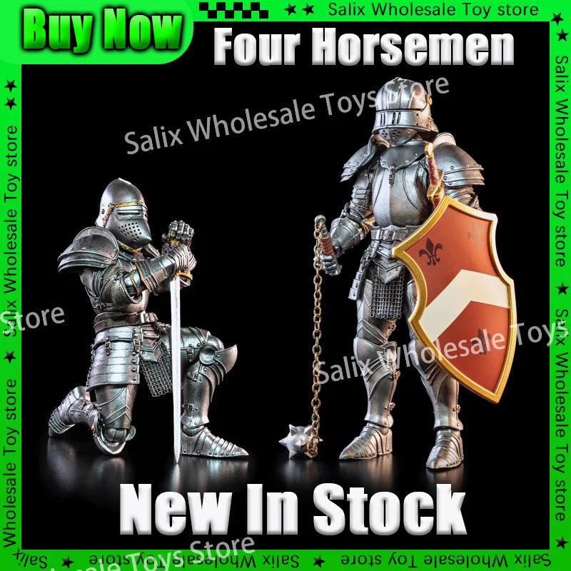 Four Horsemen Studio Mythic Legions Valiant Knight Outpost Zaxxius T.U.5.C.C. Amine Action Figure For Kids Gifts Toys Customized