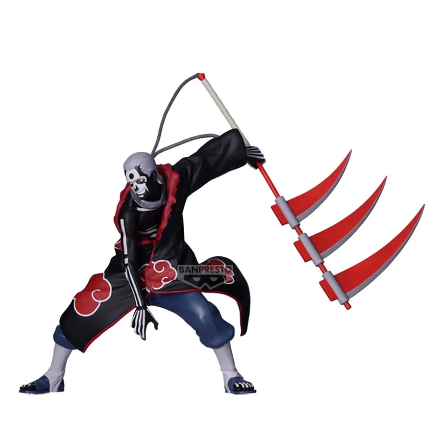 Banpresto Anime Naruto Shippuden Figurines Vibration Stars Hidan PVC Action Figures 140mm Figurals Collection Model Toys