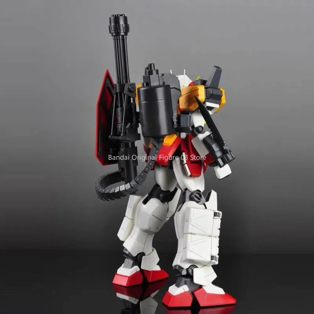 Bandai Original MODEL KIT MG 1/100 GUNDAM HEAVYARMS CUSTOM EW Model Kit Anime Action Fighter Assembly Model Toy gift For kid
