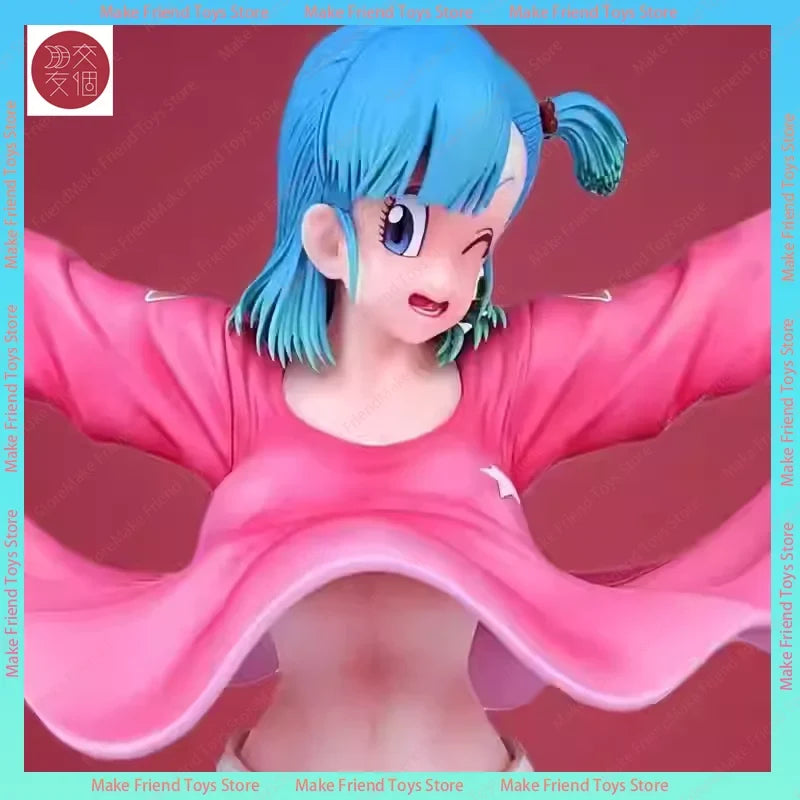 28cm Dragon Ball Bulma Licensed Anime Collectible Figure Pvc Anime Model Statue High Detail Bulma 3d Display Decor Fans Gifts