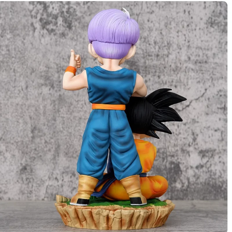 In Stock Dragon Ball Z Son Goten Trunks Figure Super Saiyan Action Figures Pvc Statue Collection Model Toys Gifts Genuine
