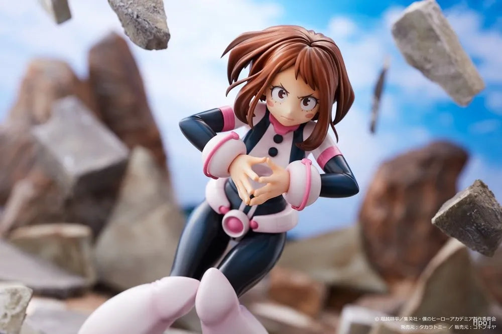 In Stock Original Genuine KOTOBUKIYA ARTFX J Uraraka Ochako 210mm My Hero Academia Anime Statue Collection Model Kit Ornament