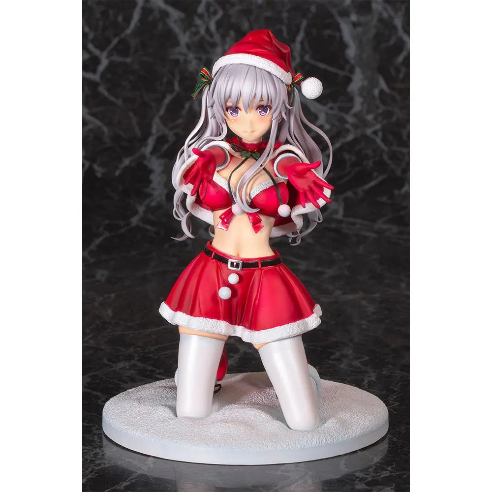 19CM Comics MisakiKurehito Figure Hiiragi Snowflake Christmas Kneeling Animation Model Toy Gift Collection Decorative Ornaments