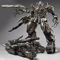 31CM Verwandlung Optimus Prime Roboterauto Spielzeug LKW-Kopf Metallwaffen Anzug Gold Schwarz Autobots Actionfigur Modell Spielzeug Geschenk