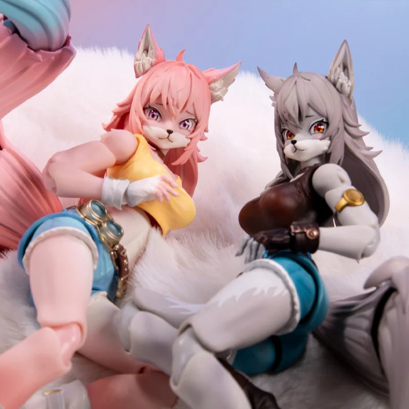 Genuine Ladotoys Model Wolf Girl Candyland Style Era-001cl Liya Fix Ver. 1/12 Model Customized Action Figure Toy Collection Gift