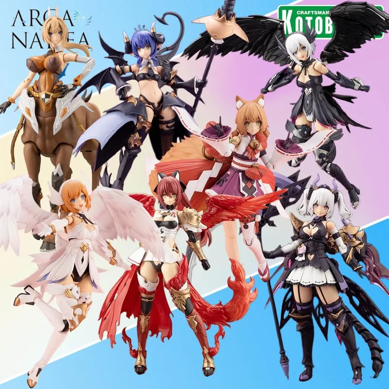 Kotobukiya Genuine ARCANADEA Series Yukumo，Lumitiya，Sophie，Elena Plastic Assembly Model Cute Model New Exquisite Toys Collect