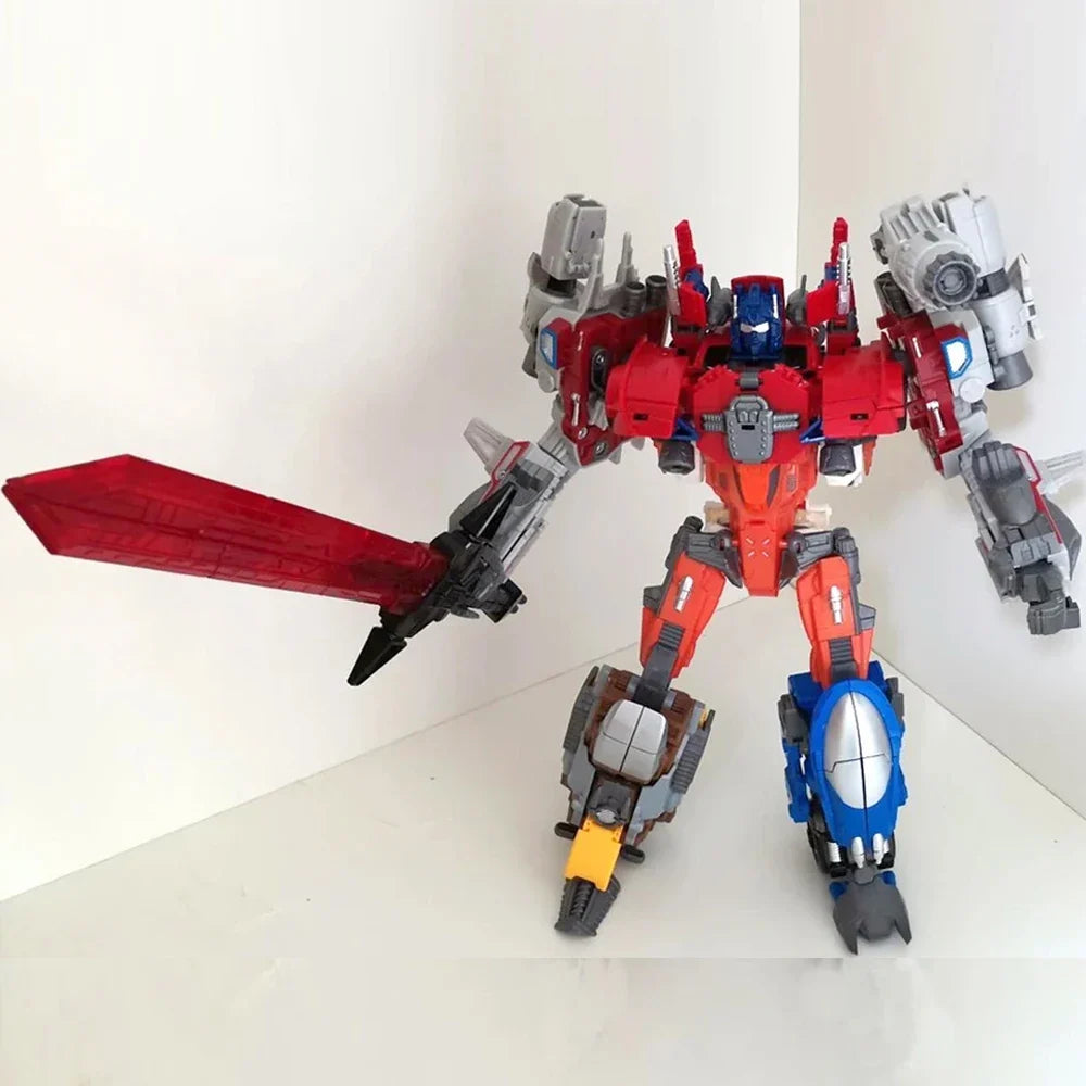 Computron Combiners Transformation Toys 5IN1 Scattershot Nosecone Strafe Afterburner Action Figure Deformed Robot Anime Model