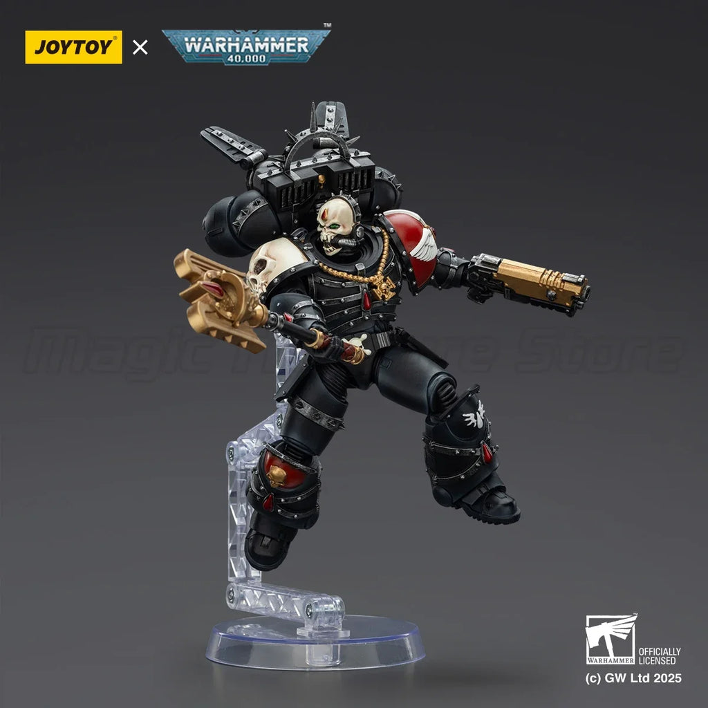 【MT】JOYTOY Warhammer 40K Blood Angels Lemartes with Jump Pack Blood Crozius and Absolver Bolt Pistol 1/18 Action