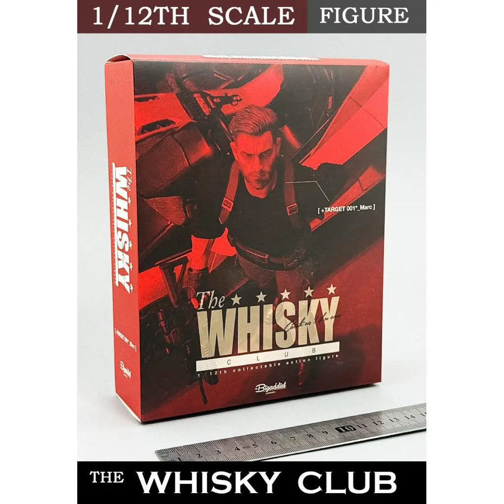 Bigaddict TARGET 001 1/12 Maßstab Whisky Club Killer Mark Sammel-Militäraktionfigur Taktisches Set für erwachsene Sammler