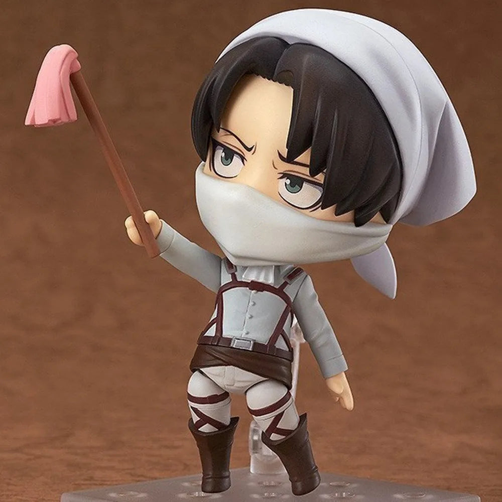 Levi Ackerman 390 417 Eren Jaeger 375 Mikasa Ackerman 365 Attack on Titan Action Figure PVC Toys Collection Doll Anime Cartoon