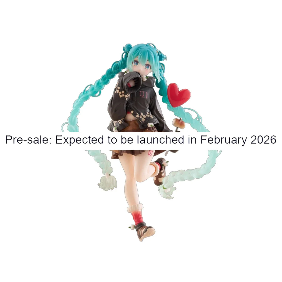 Original Genuine Taito Prepainted Hatsune Miku Fashion Series Piapro Characters Hatsune Miku Outdoor H=180mm Figure Decoration