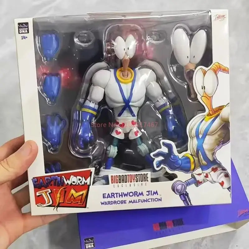 Original Earthworm Jim 2.0 Pdna 1/12 Psy Crow Bob Worm Body Psy-Crow The Killer Action Figure The Killer Collectible Gifts Toys