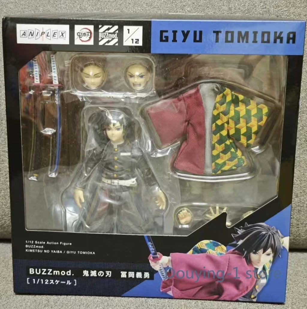 In Stock Aniplex BUZZmod Giyu Tomioka Kimetsu Demon Slayer Action Figures Model Toy