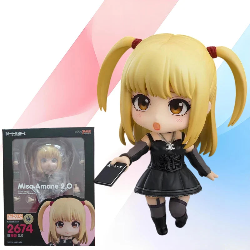 Low price In Stock GSC Original Box  2674 Misa Amane 2.0 Anime Action Figure Model Toy Gift for Kids Foam Box Packaging