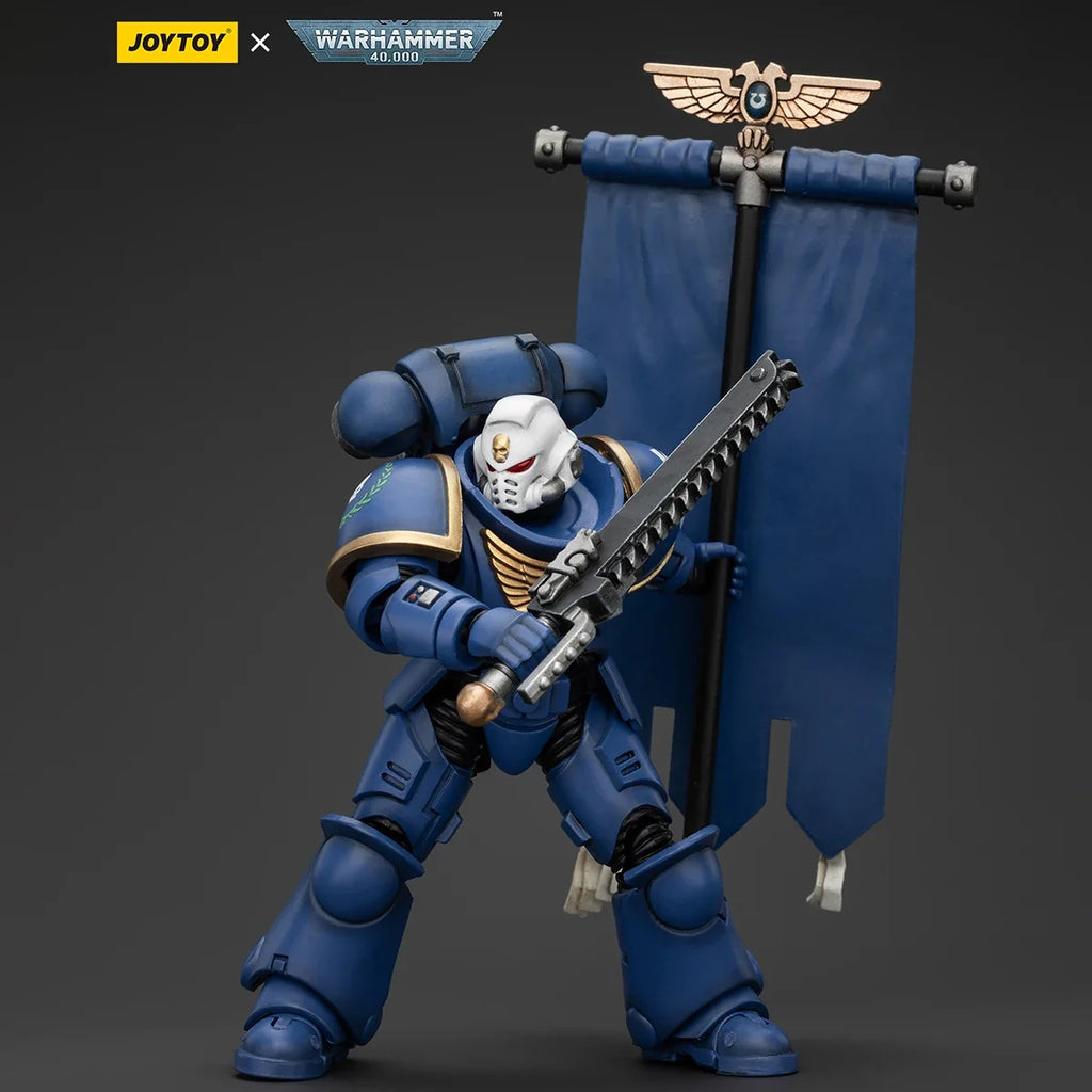 HiPlay JOYTOY 1/18 Warhammer 40,000 Ultramarines Heroes of the Chapter Primaris Ancient Posca JT2498 Reissue Action Figures