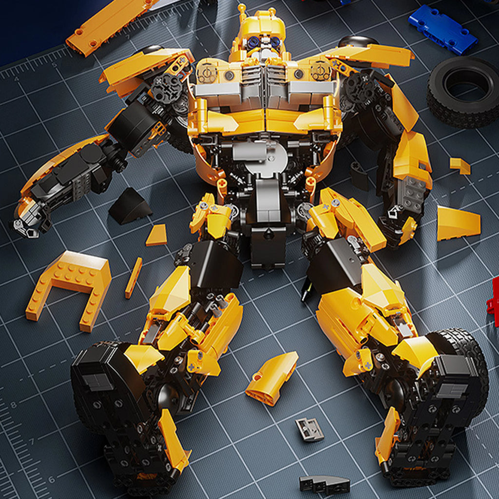 1923PCS B-127 Robot Action Figure Building Block Model Kit Classic Sci-Fi Character DIY Assembly Toy, Creative Gift for Kids