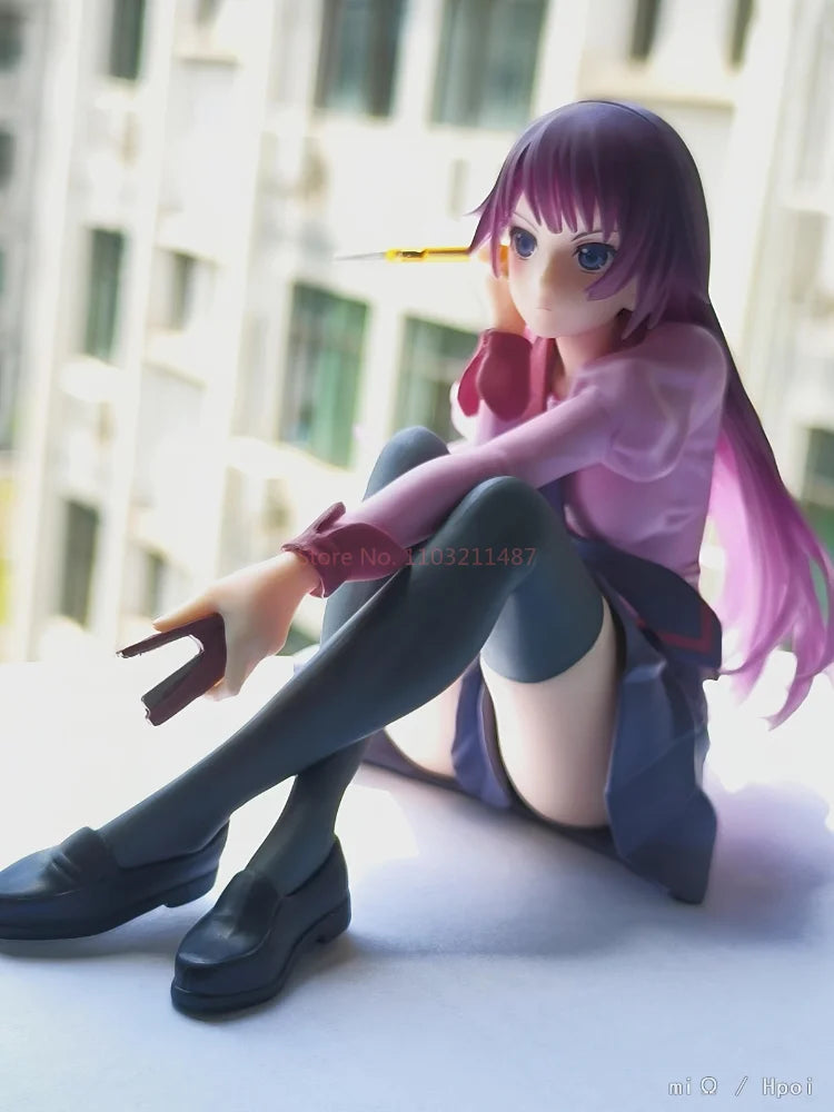 In Stock Monogatari Series Senjougahara Hitagi Anime Figure Bakemonogatari Action PVC Original TAITO Collection Model Toys