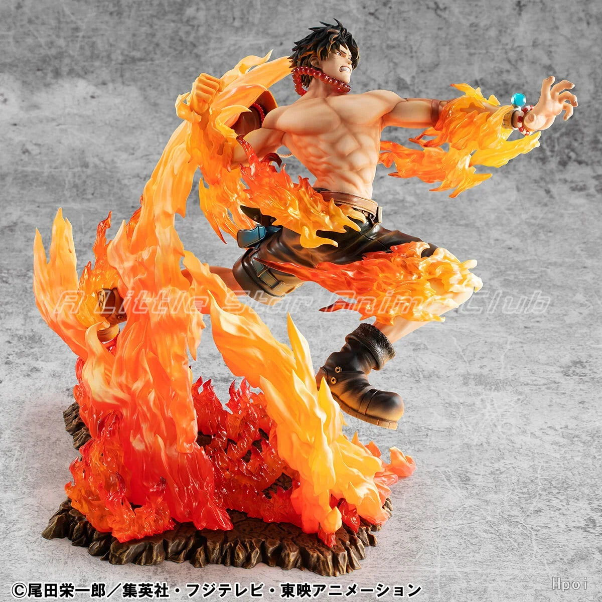 In Stock Original MegaHouse Portrait.Of.Pirates ONE PIECE NEO-MAXIMUM PORTGAS.D.ACE Gift Figure